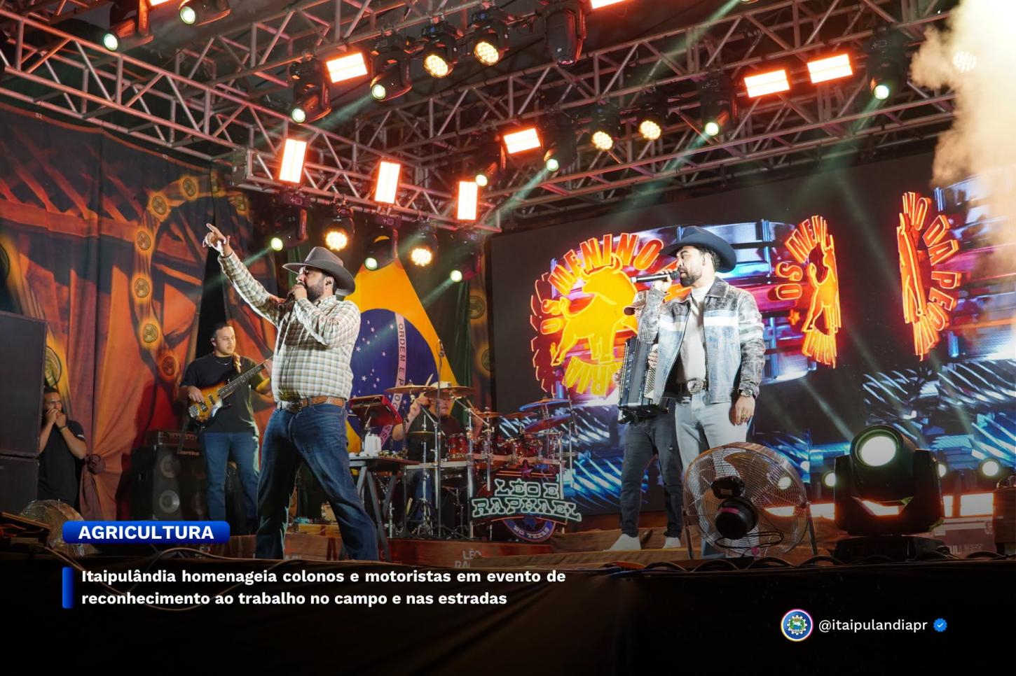 Itaipulândia homenageia colonos e motoristas em evento de reconhecimento ao trabalho no campo e nas estradas
